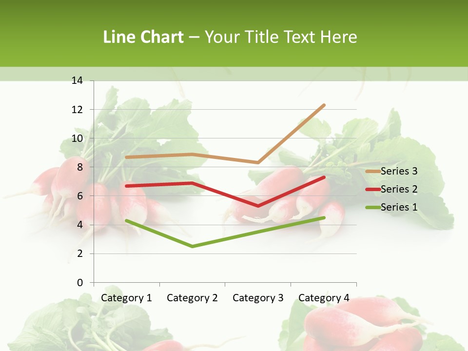 Group Vegetarian Holding PowerPoint Template