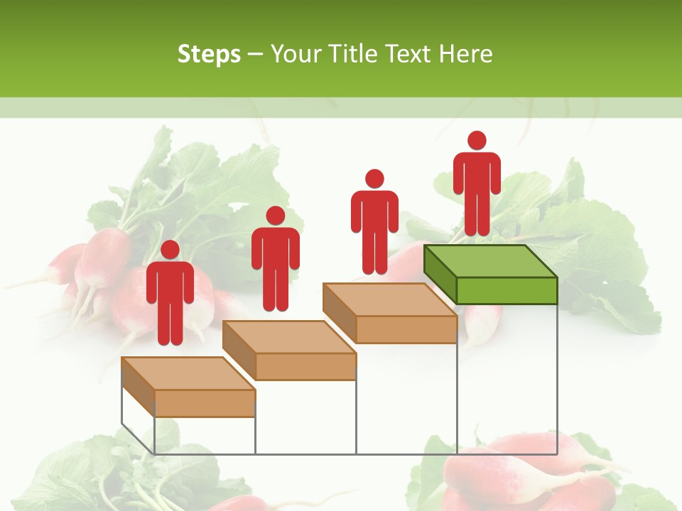 Group Vegetarian Holding PowerPoint Template