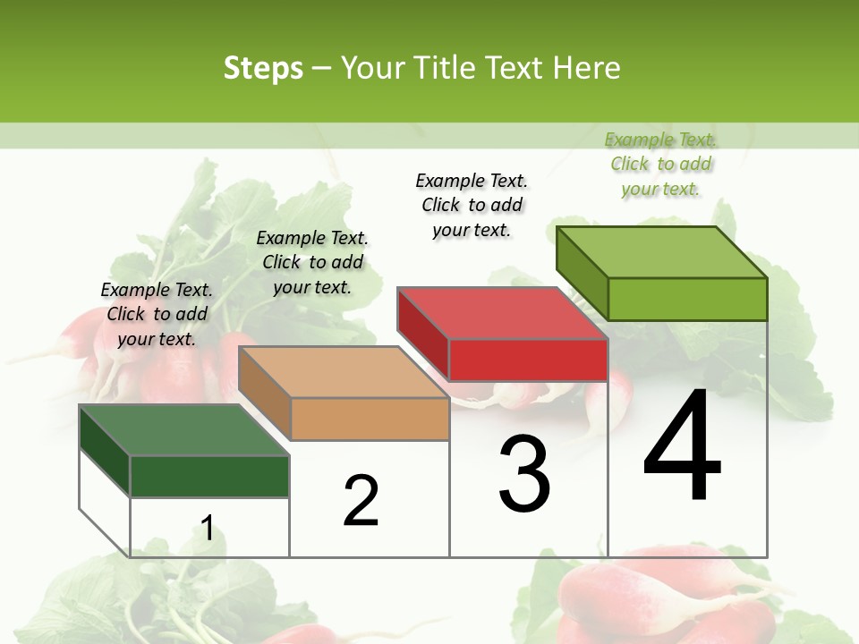 Group Vegetarian Holding PowerPoint Template