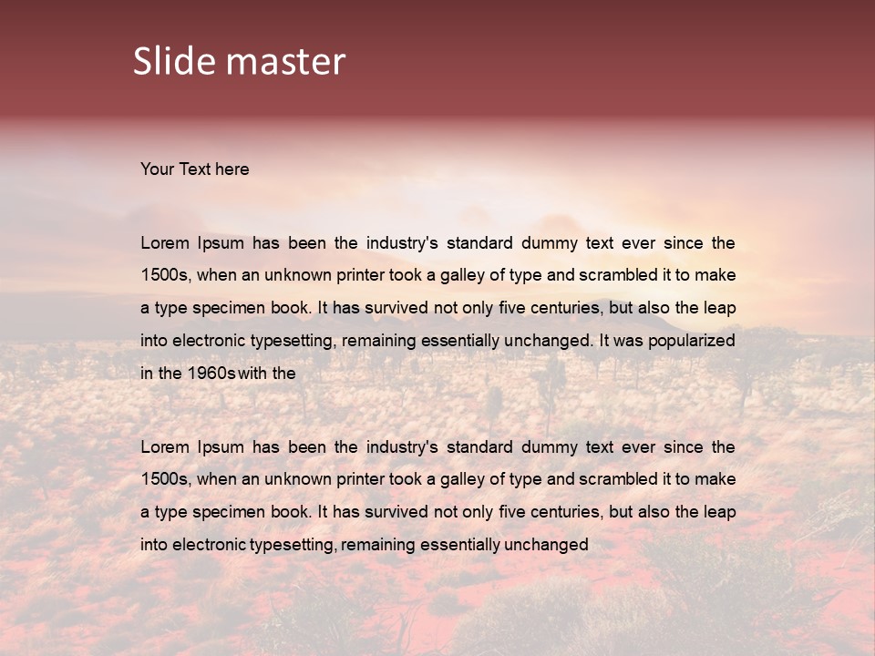Gorgeous Red Hot PowerPoint Template