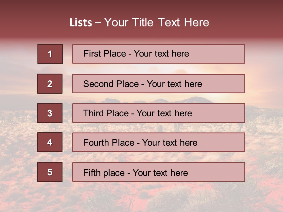 Gorgeous Red Hot PowerPoint Template