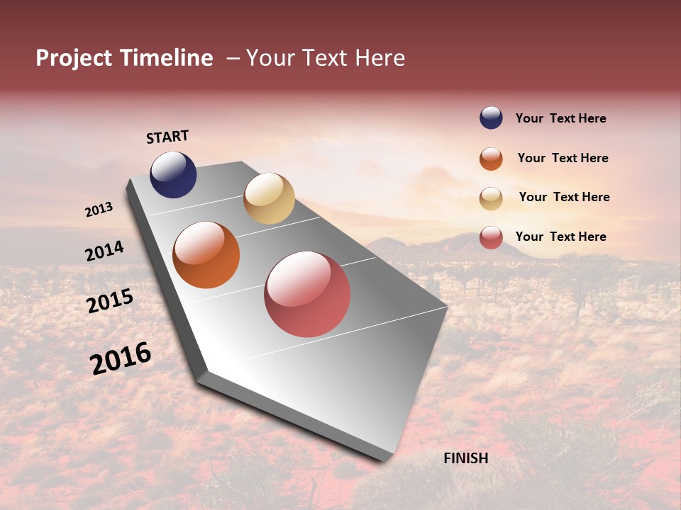 Gorgeous Red Hot PowerPoint Template