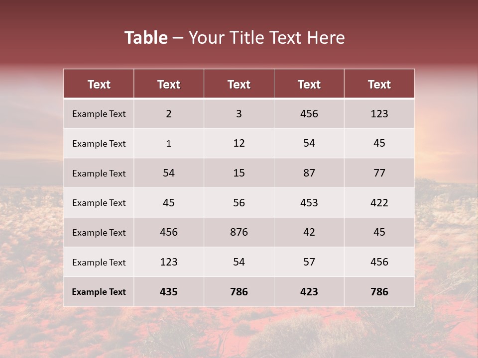 Gorgeous Red Hot PowerPoint Template