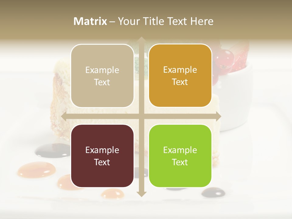 Creamy Cream Tasty PowerPoint Template