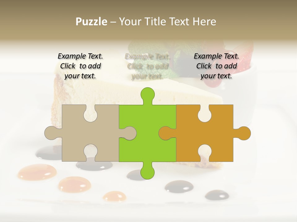 Creamy Cream Tasty PowerPoint Template