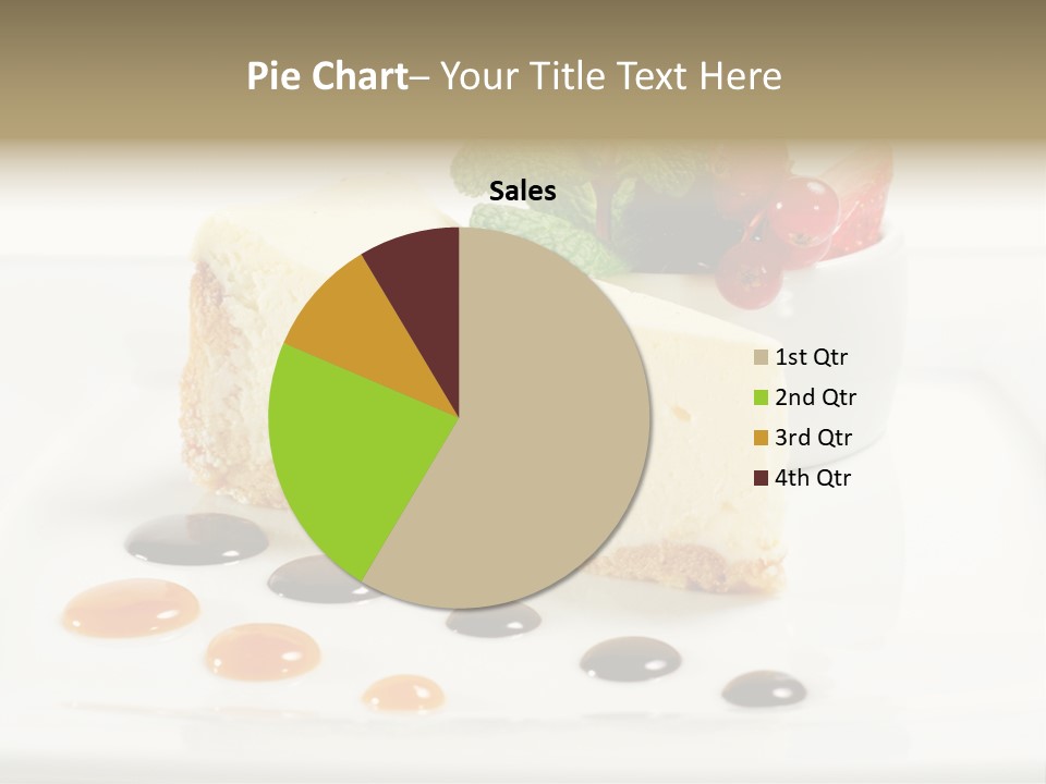 Creamy Cream Tasty PowerPoint Template