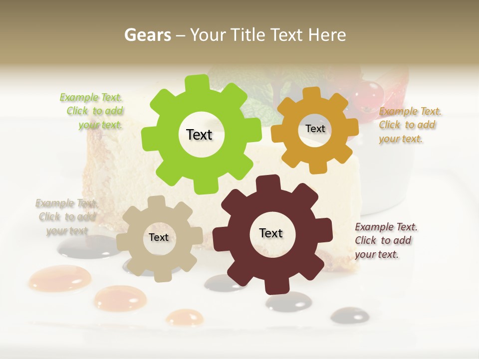 Creamy Cream Tasty PowerPoint Template