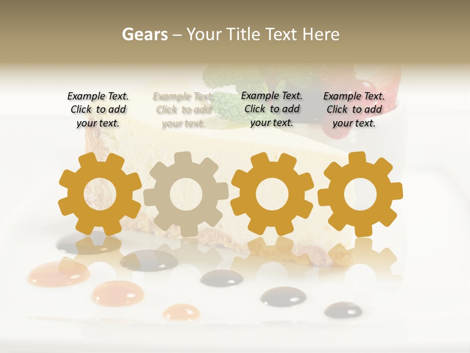 Creamy Cream Tasty PowerPoint Template