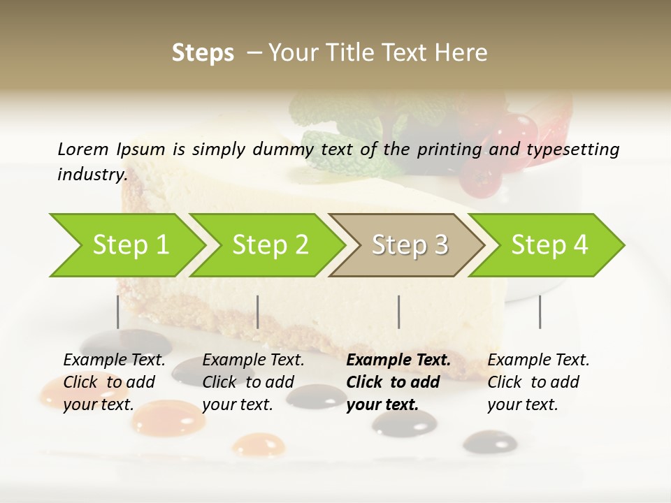 Creamy Cream Tasty PowerPoint Template