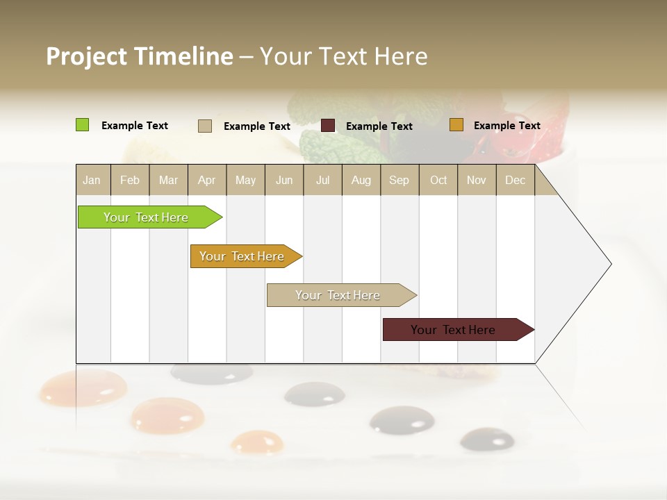 Creamy Cream Tasty PowerPoint Template