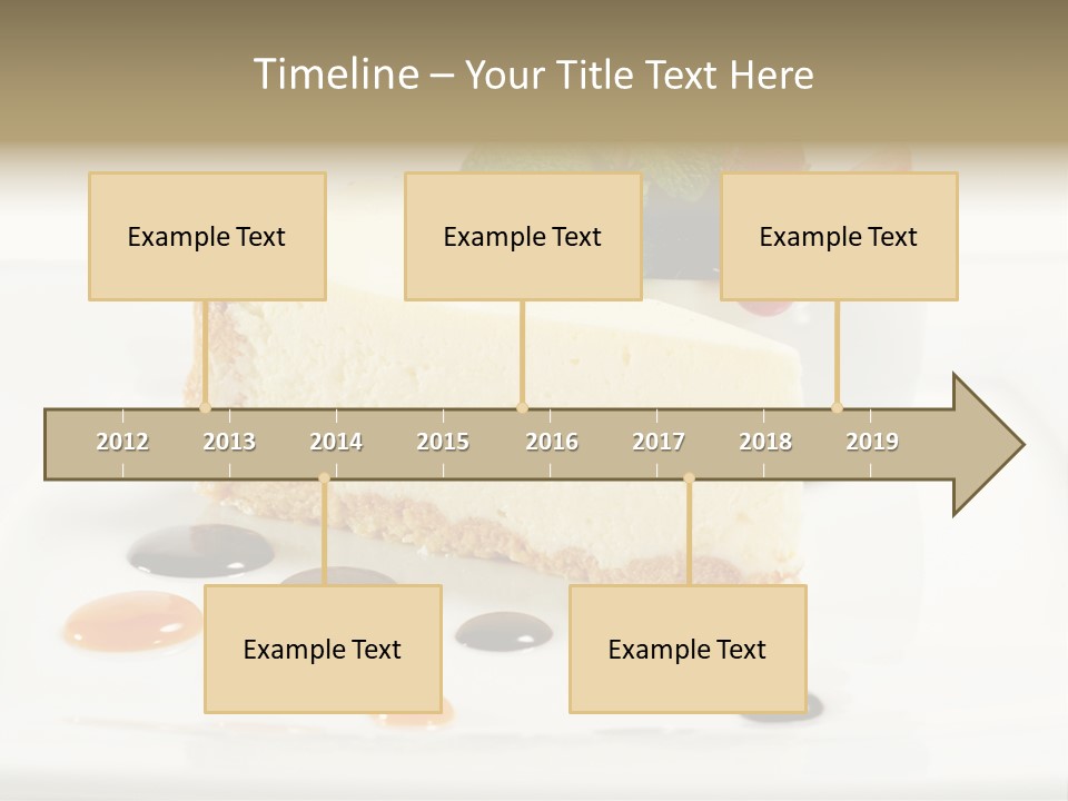 Creamy Cream Tasty PowerPoint Template
