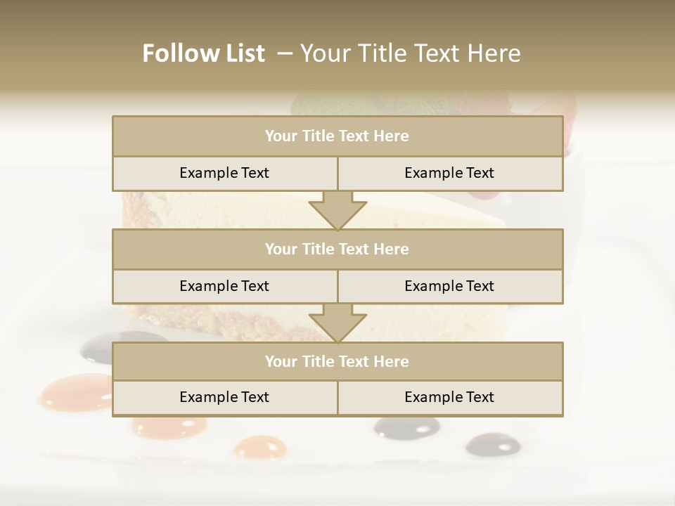Creamy Cream Tasty PowerPoint Template