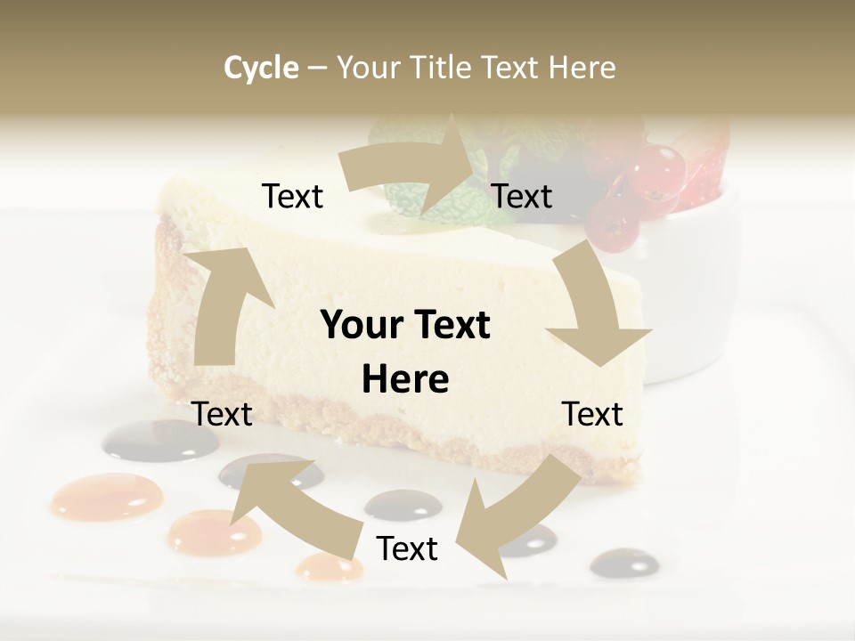 Creamy Cream Tasty PowerPoint Template