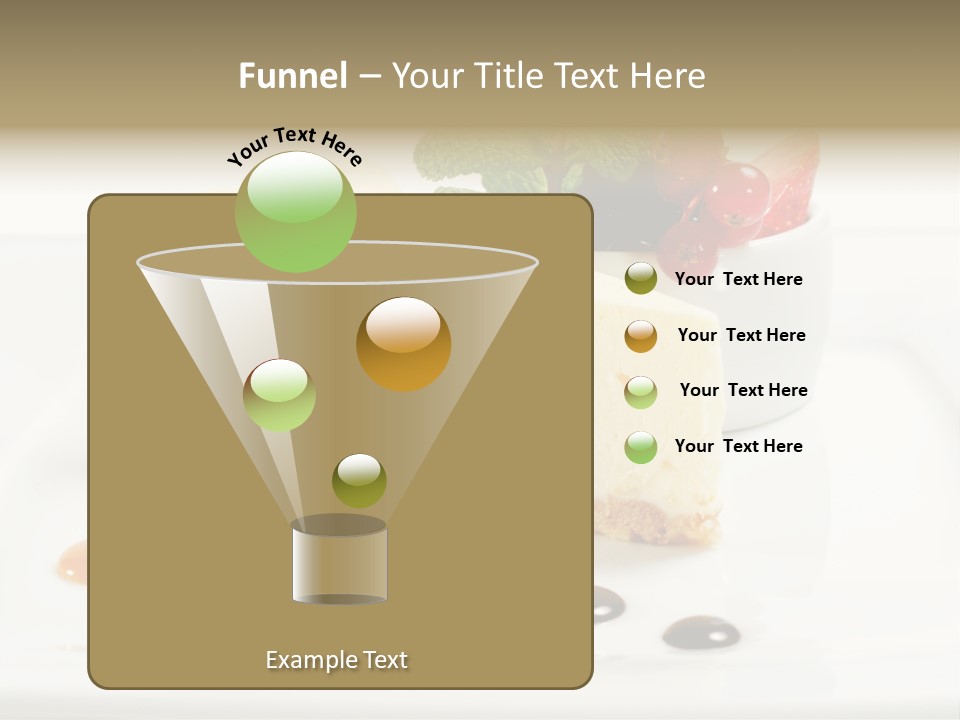 Creamy Cream Tasty PowerPoint Template