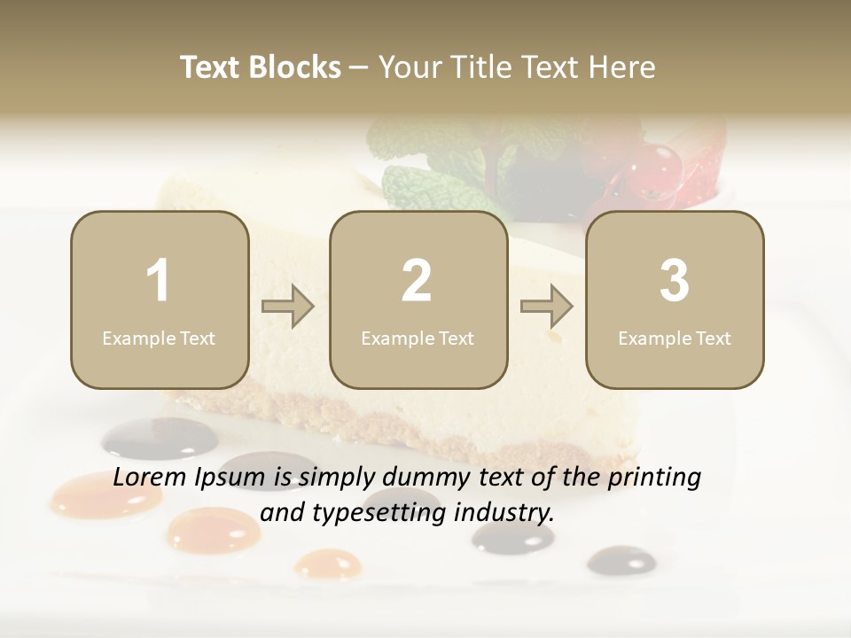 Creamy Cream Tasty PowerPoint Template