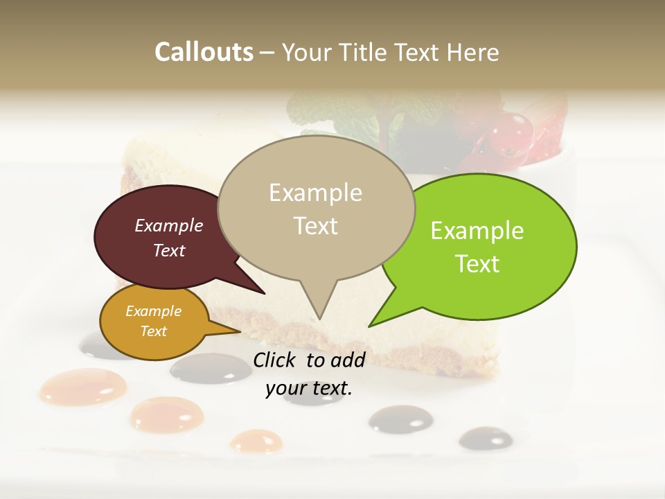 Creamy Cream Tasty PowerPoint Template