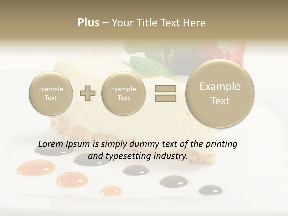 Creamy Cream Tasty PowerPoint Template