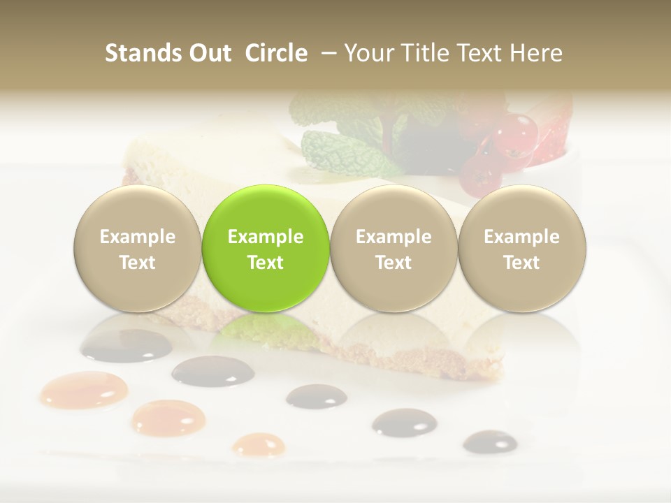Creamy Cream Tasty PowerPoint Template