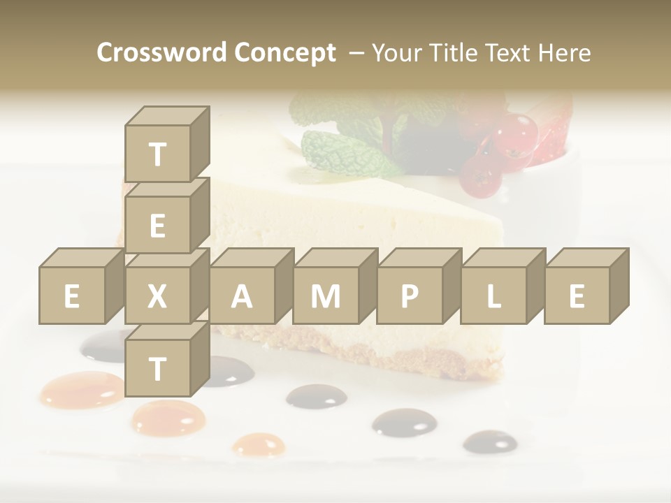 Creamy Cream Tasty PowerPoint Template