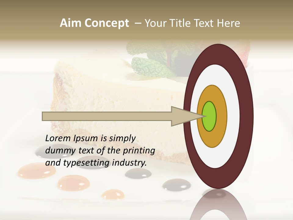 Creamy Cream Tasty PowerPoint Template