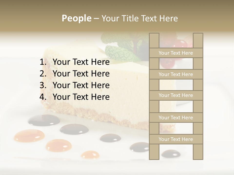 Creamy Cream Tasty PowerPoint Template