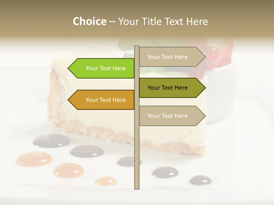 Creamy Cream Tasty PowerPoint Template