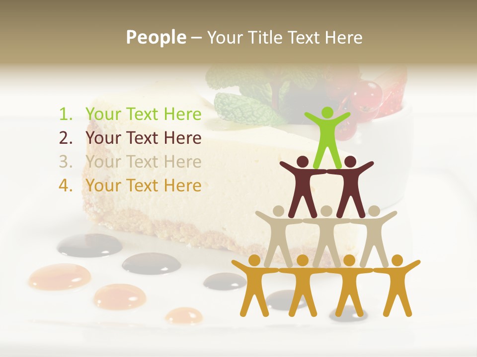 Creamy Cream Tasty PowerPoint Template