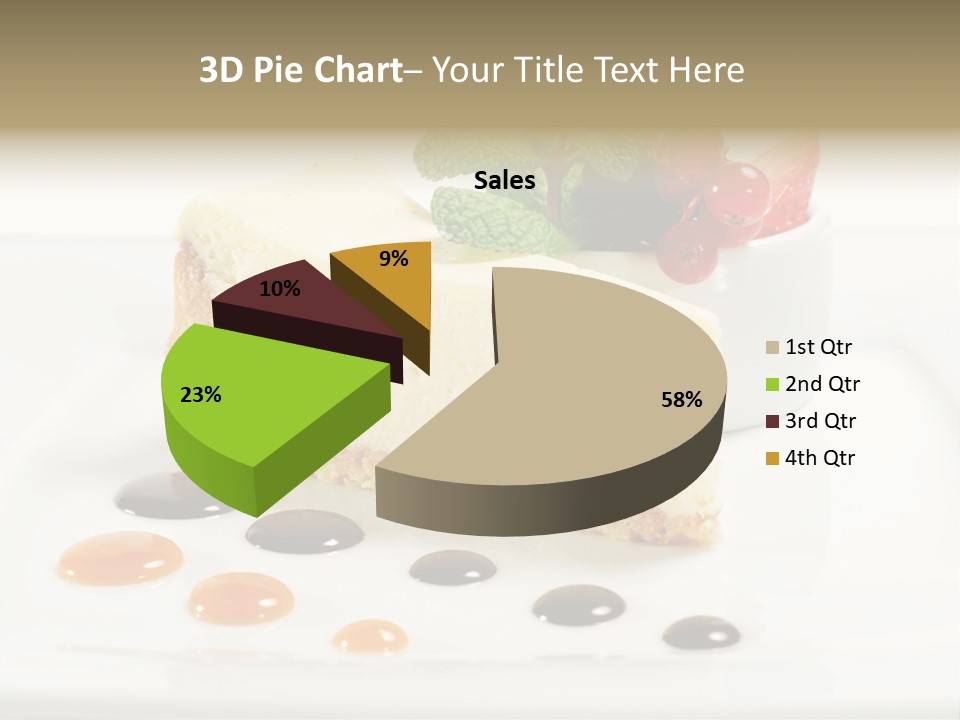 Creamy Cream Tasty PowerPoint Template