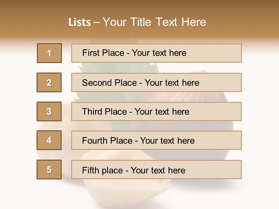 Nut Natural Fat PowerPoint Template