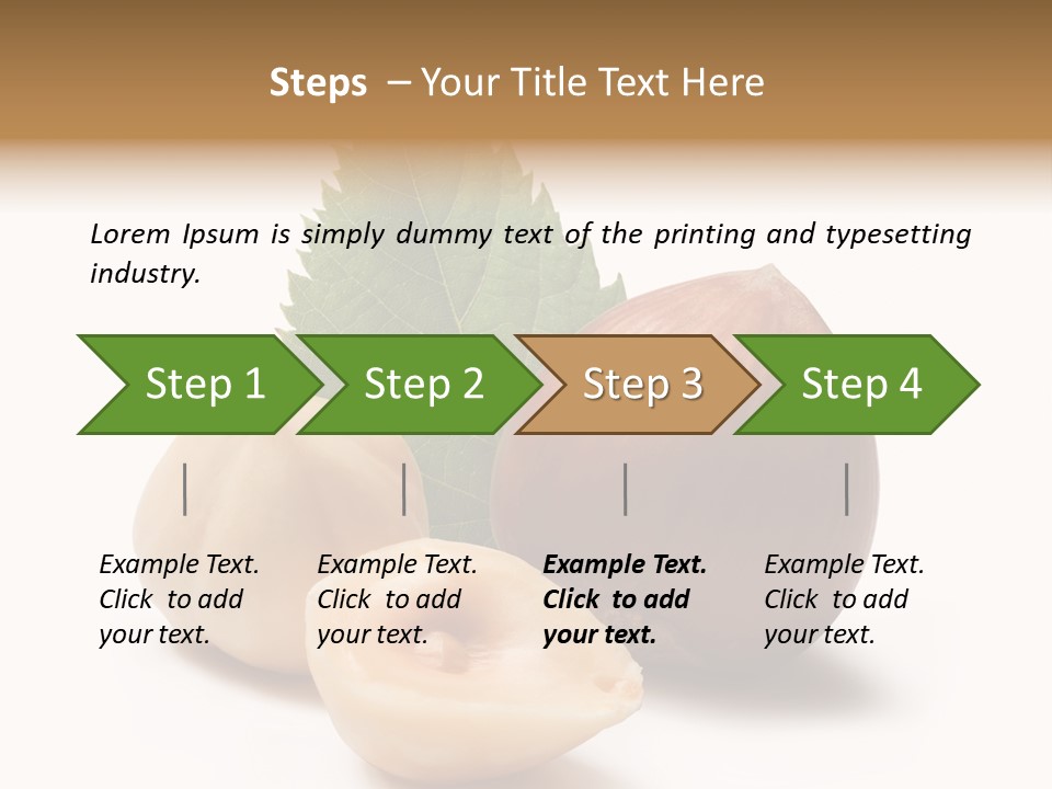 Nut Natural Fat PowerPoint Template