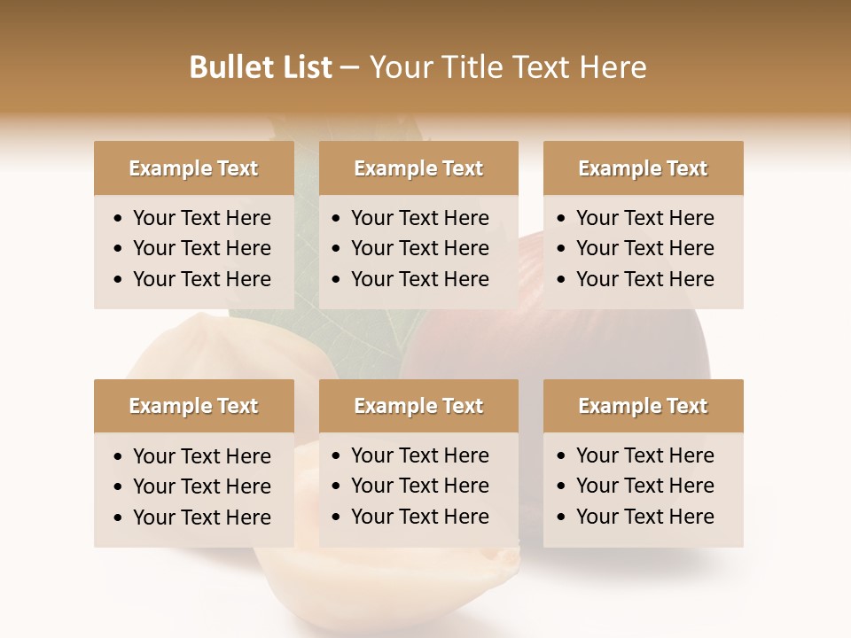 Nut Natural Fat PowerPoint Template