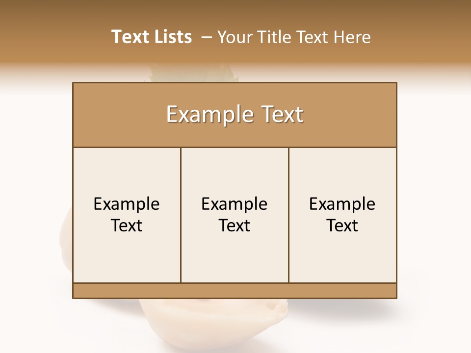 Nut Natural Fat PowerPoint Template