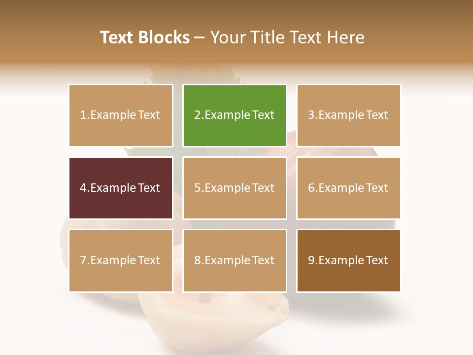 Nut Natural Fat PowerPoint Template