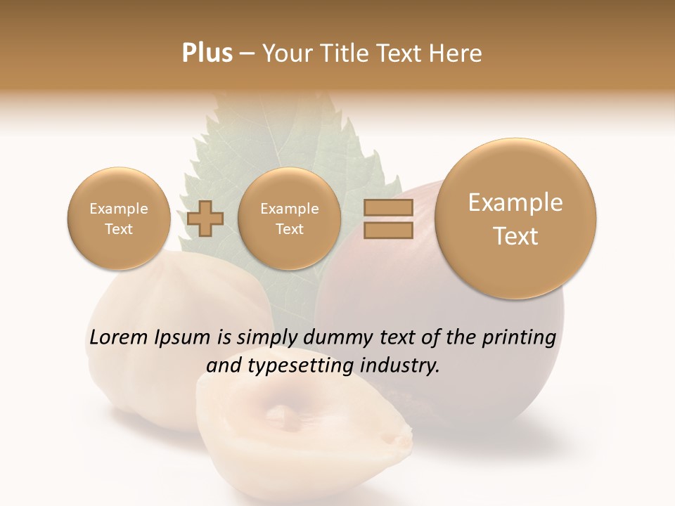 Nut Natural Fat PowerPoint Template