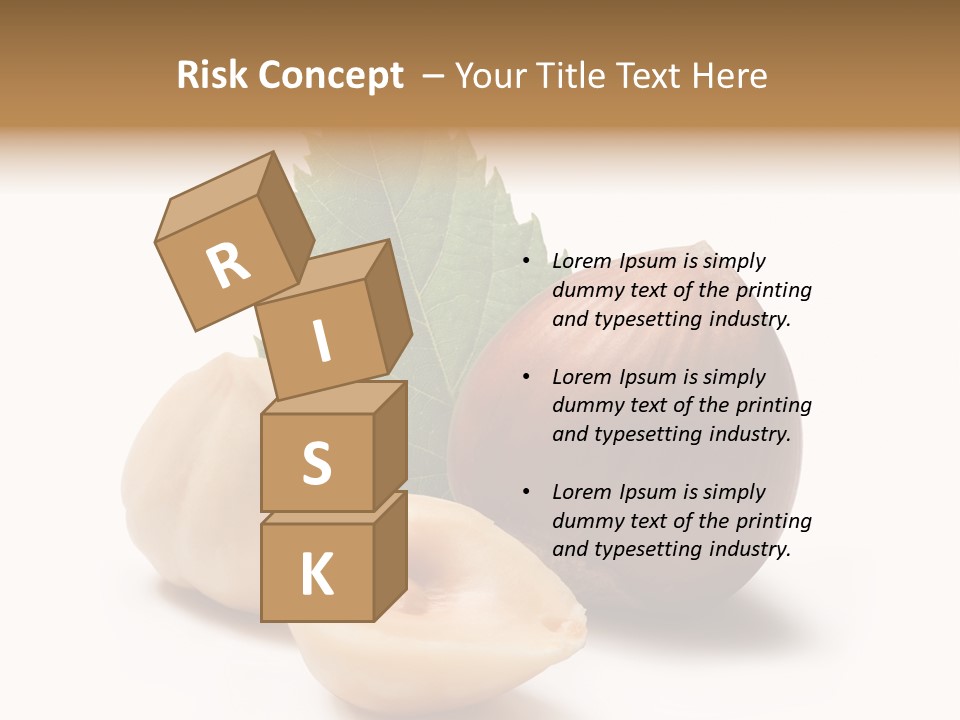 Nut Natural Fat PowerPoint Template