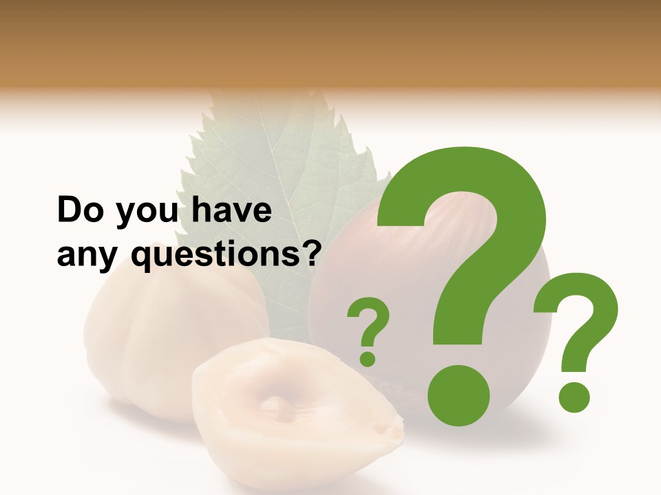 Nut Natural Fat PowerPoint Template