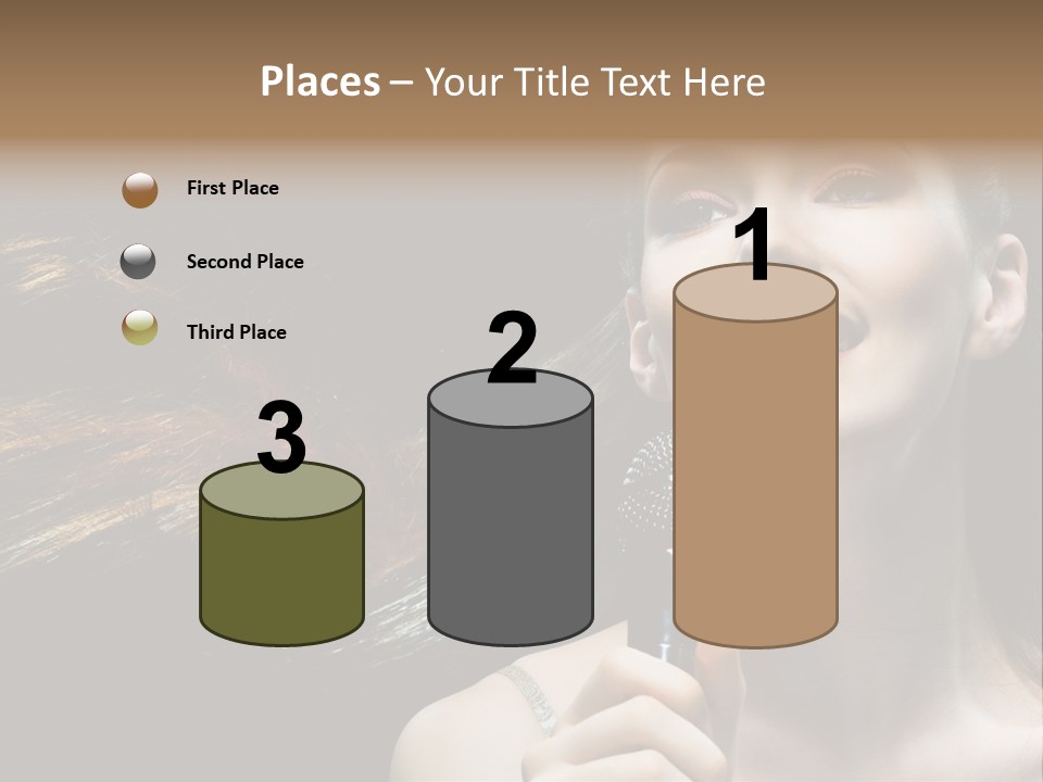 Caucasian Pop Studio PowerPoint Template