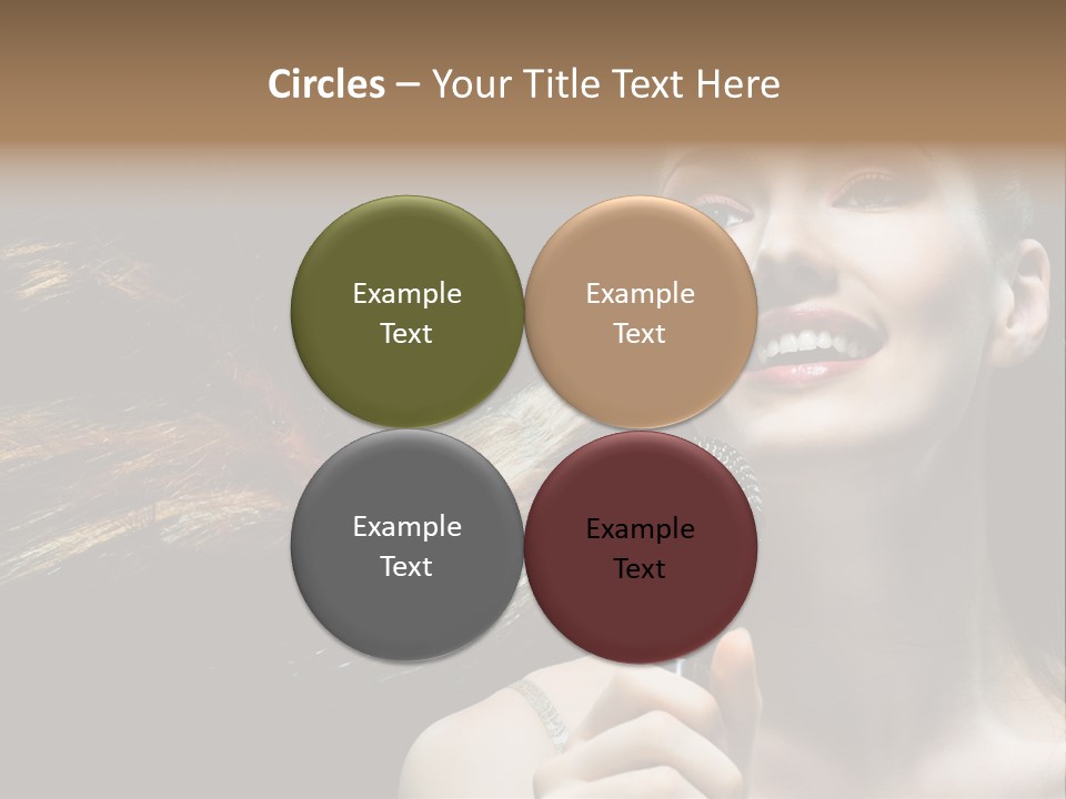 Caucasian Pop Studio PowerPoint Template