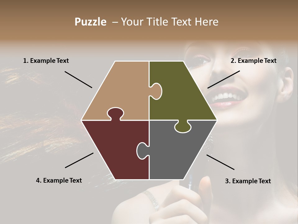 Caucasian Pop Studio PowerPoint Template