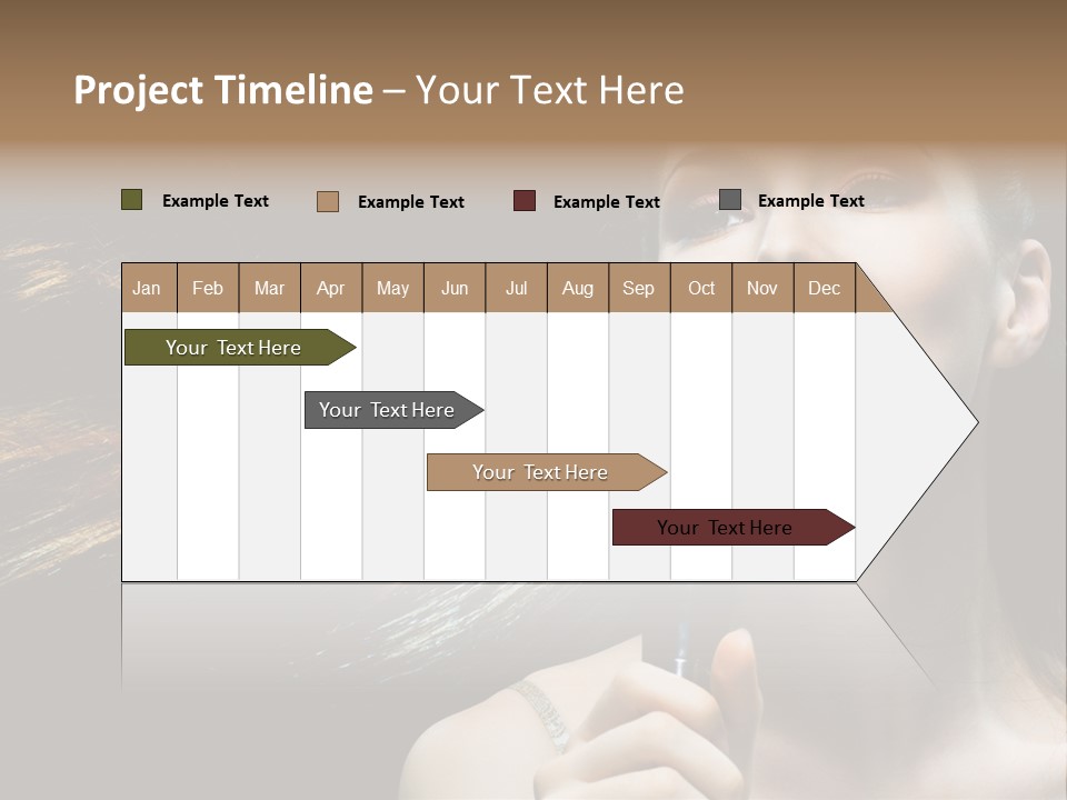 Caucasian Pop Studio PowerPoint Template