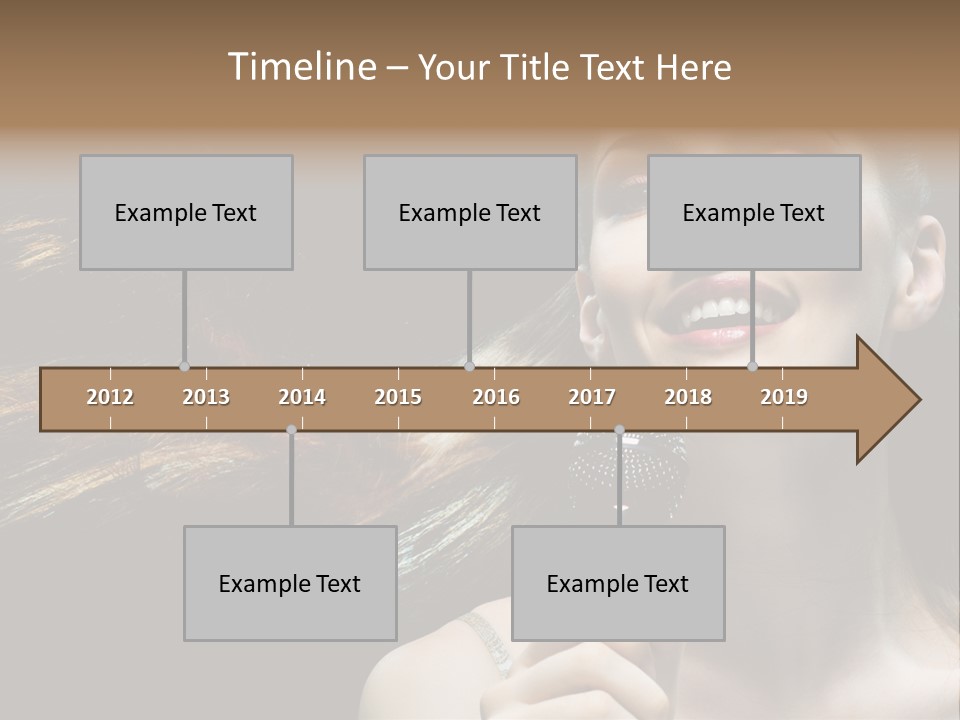 Caucasian Pop Studio PowerPoint Template