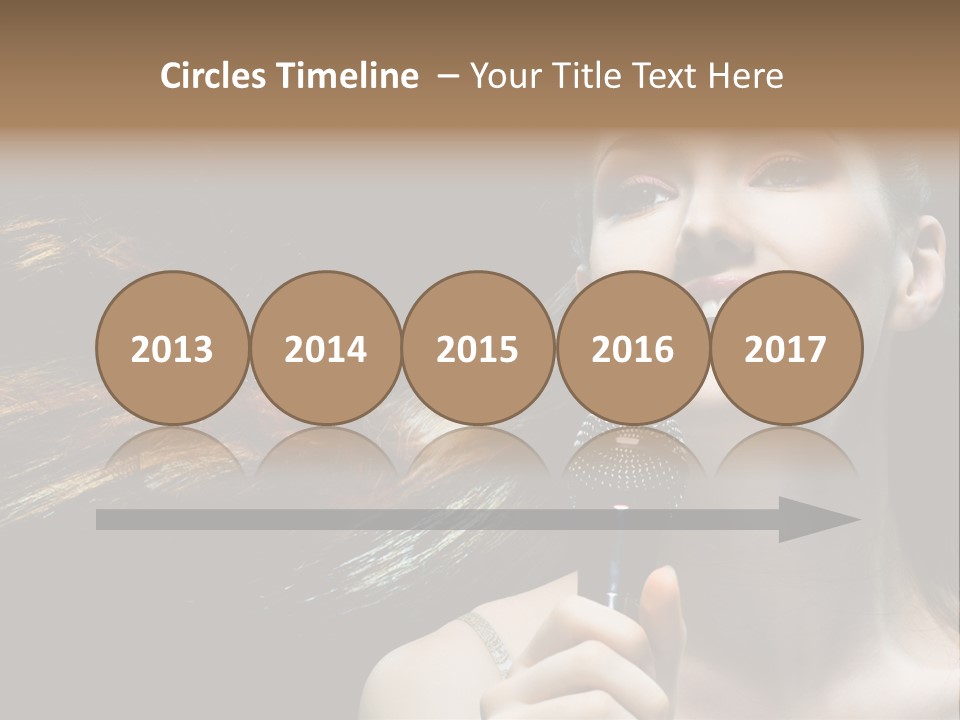 Caucasian Pop Studio PowerPoint Template