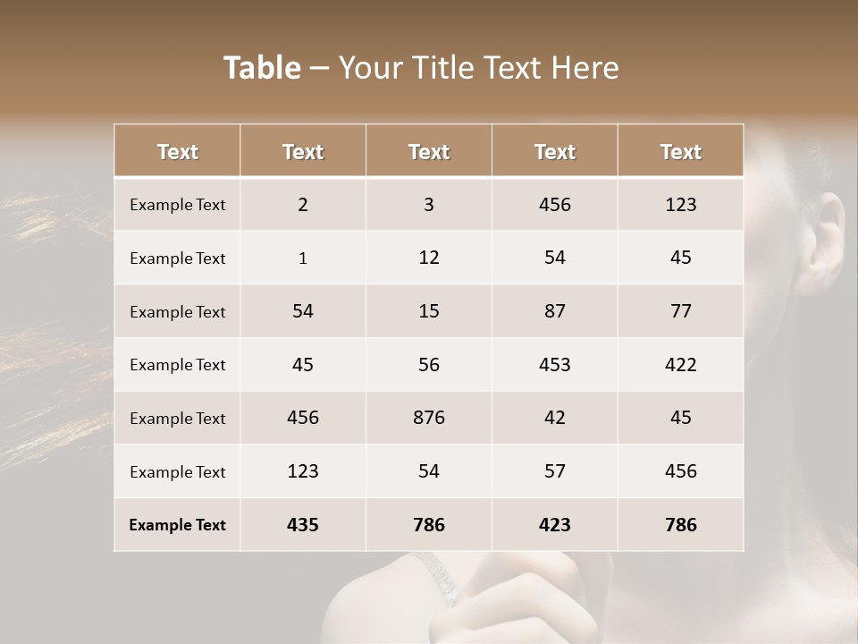 Caucasian Pop Studio PowerPoint Template