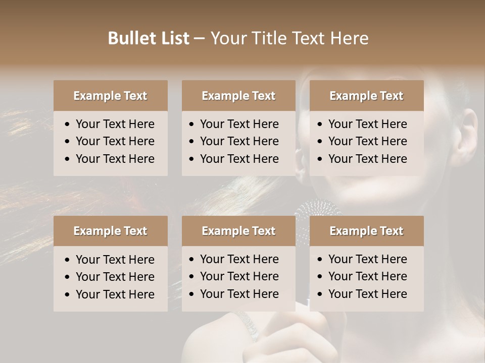 Caucasian Pop Studio PowerPoint Template