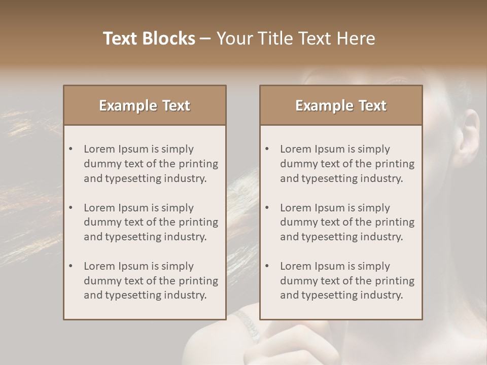 Caucasian Pop Studio PowerPoint Template