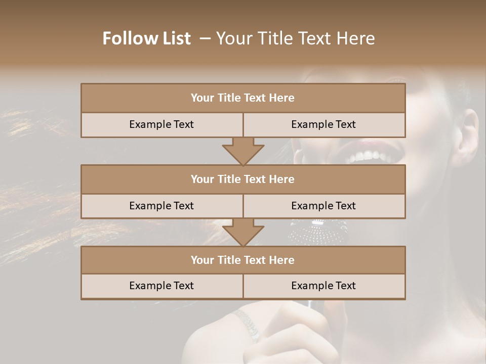 Caucasian Pop Studio PowerPoint Template