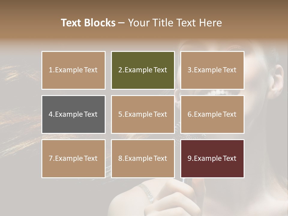 Caucasian Pop Studio PowerPoint Template