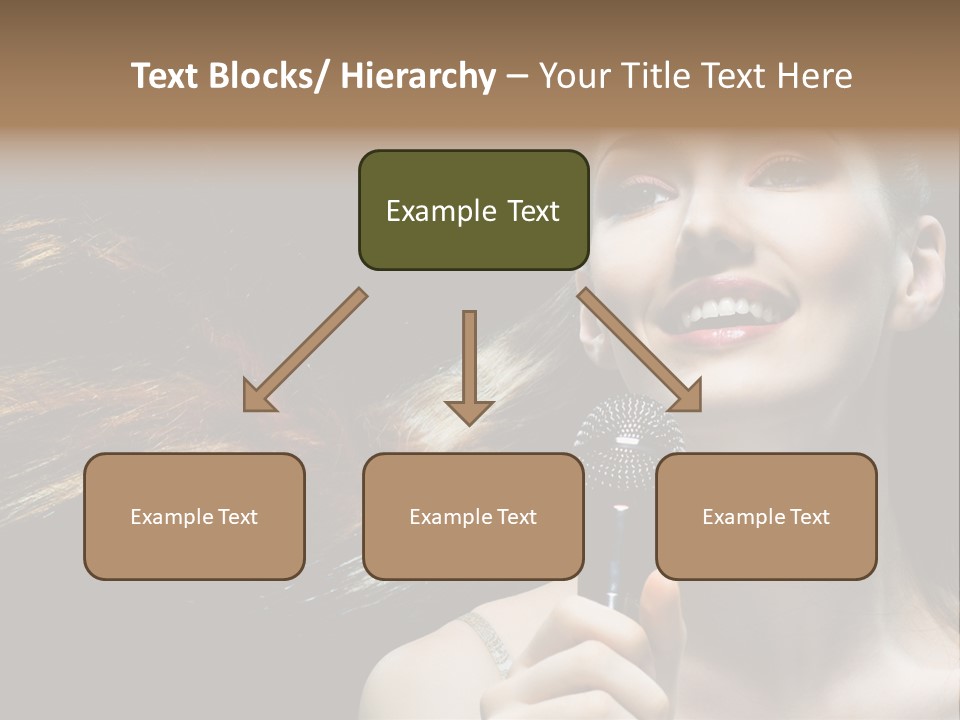 Caucasian Pop Studio PowerPoint Template