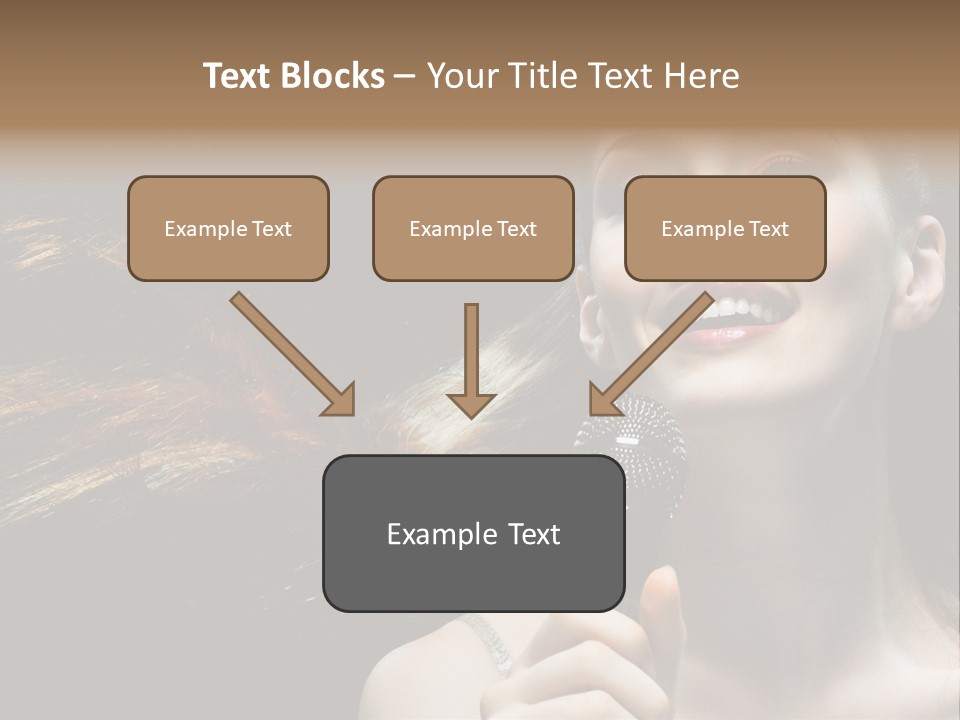 Caucasian Pop Studio PowerPoint Template