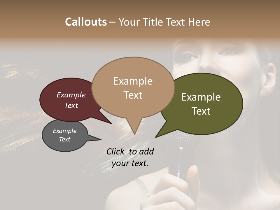 Caucasian Pop Studio PowerPoint Template